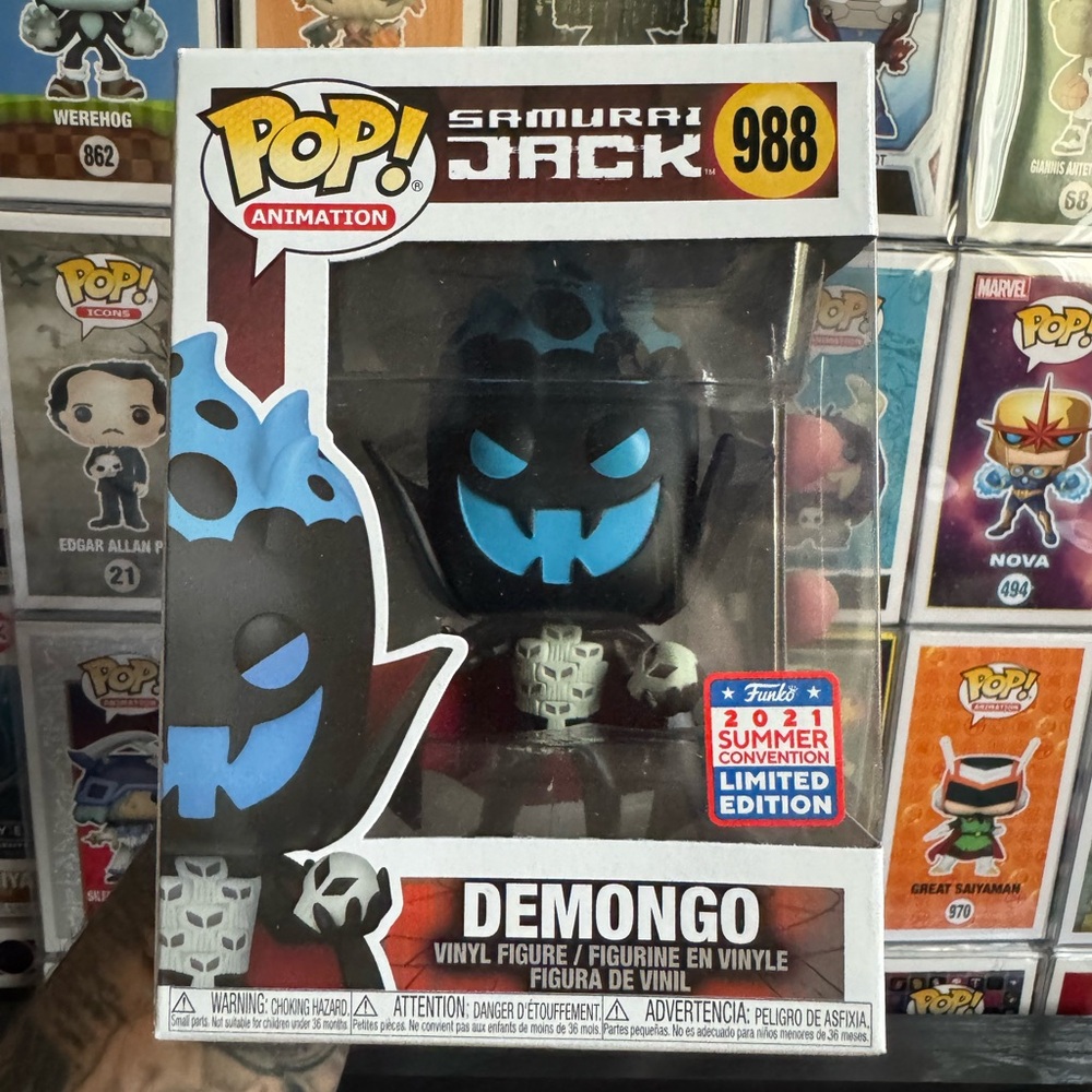 Funko Pop Animation Demongo Figure - Blue and Black